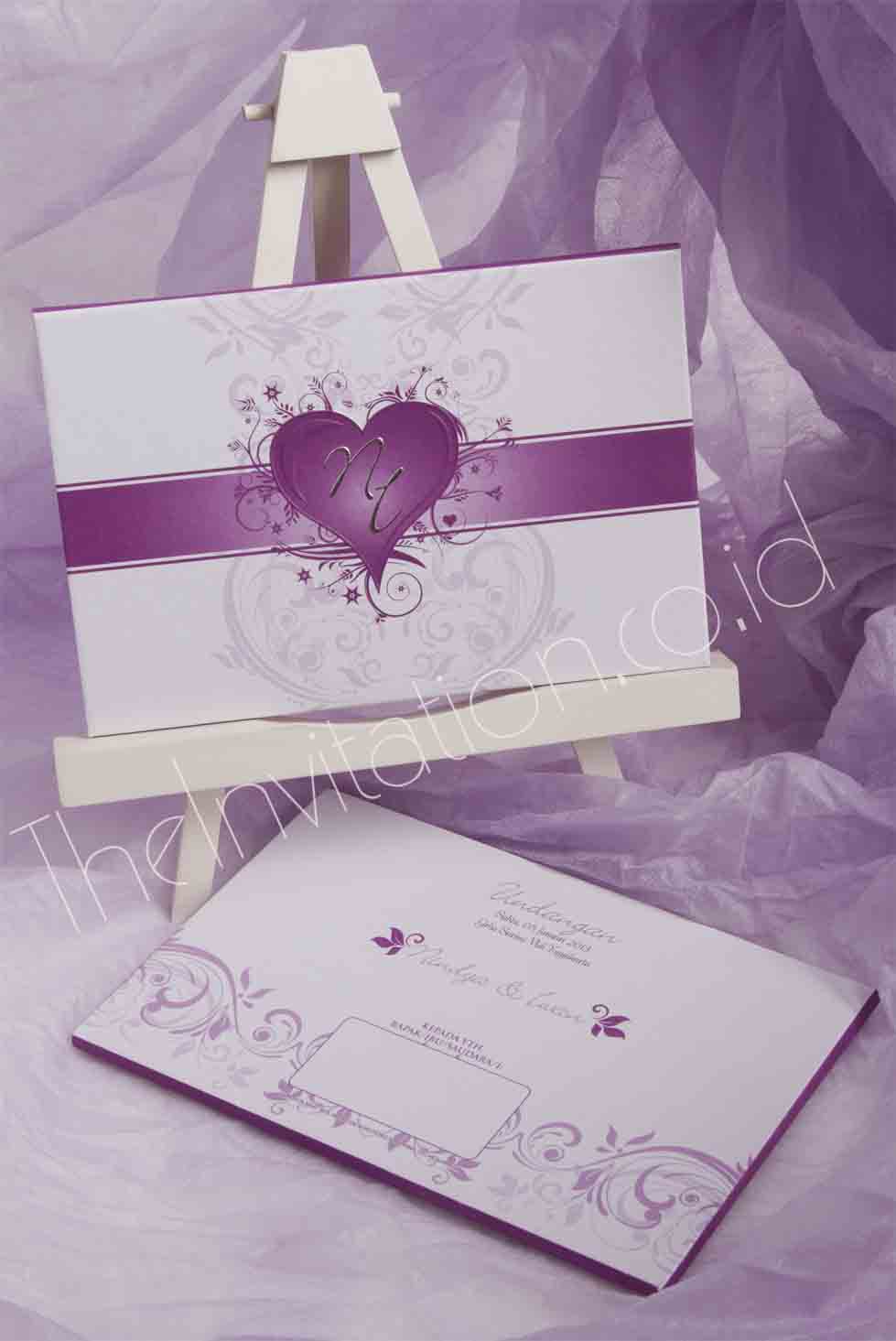 contoh desain kartu undangan pernikahan